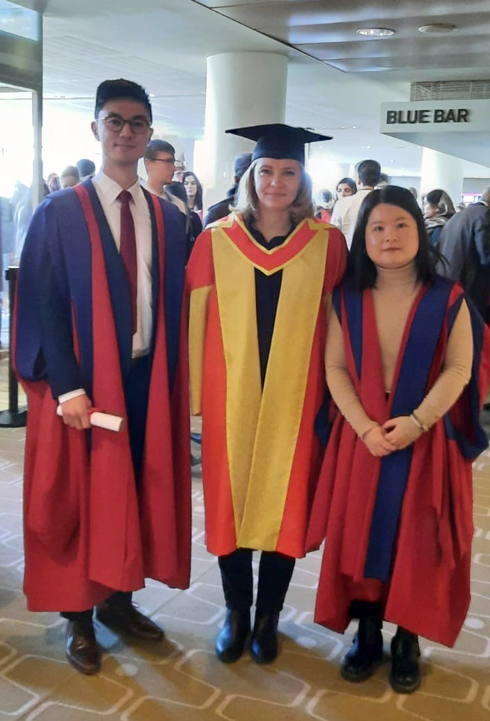 Photo of Steve Po, Sasha and Miao Zhao